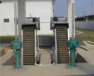 回轉式格柵（shān）除汙機